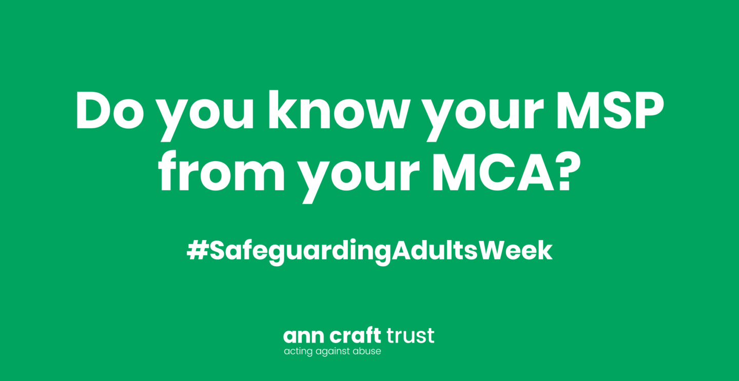 Safeguarding Adults Week 2020 - Links And Resources - Ann Craft Trust